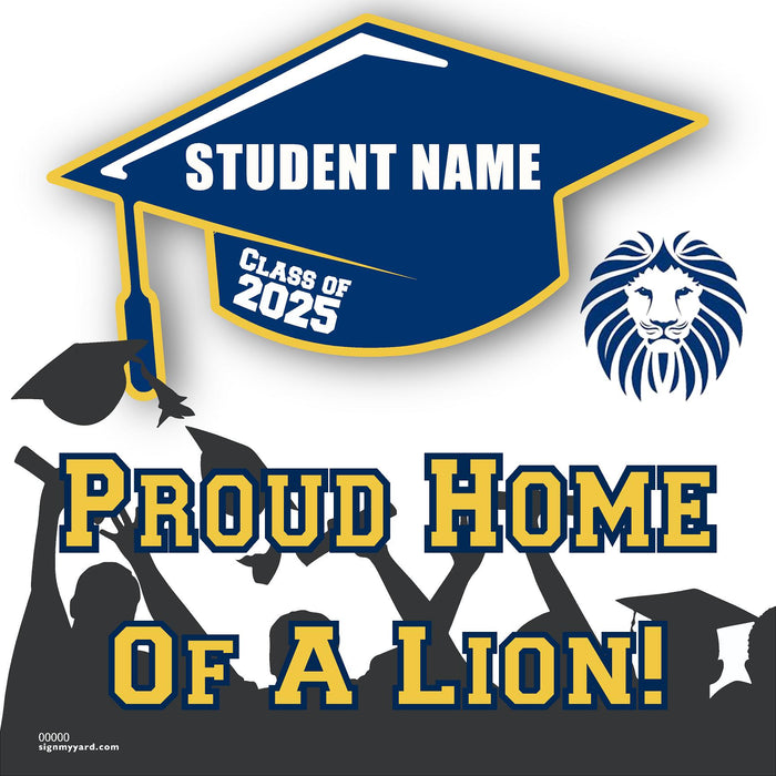 Abraham Lincoln High School 24x24 Class of 2025 Yard Sign (Option B)