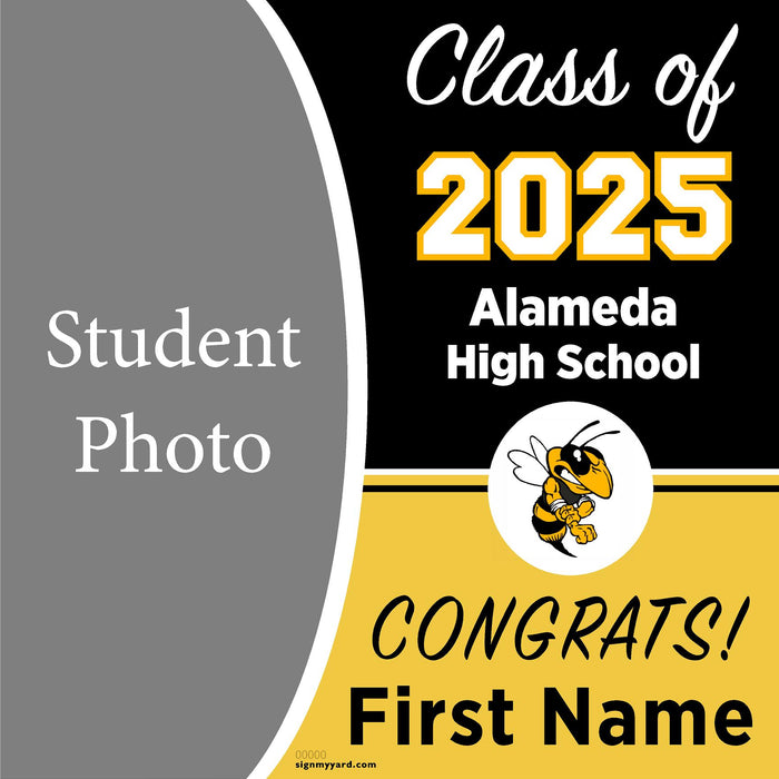 Alameda High School 24x24 Class of 2025 Yard Sign (Option C)