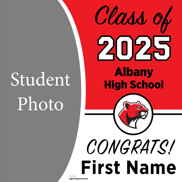 Albany High School 24x24 Class of 2025 Yard Sign (Option C)