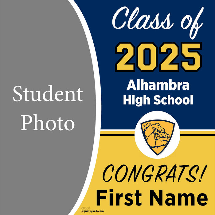 Alhambra High School 24x24 Class of 2025 Yard Sign (Option C)