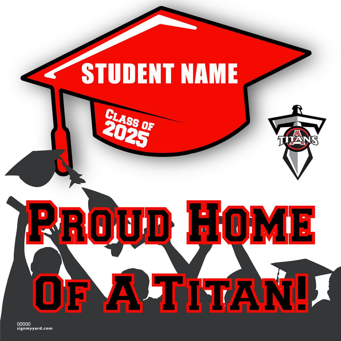 Antelope High School 24x24 Class of 2025 Yard Sign (Option B)