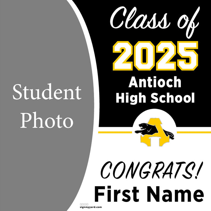 Antioch High School 24x24 Class of 2025 Yard Sign (Option C)