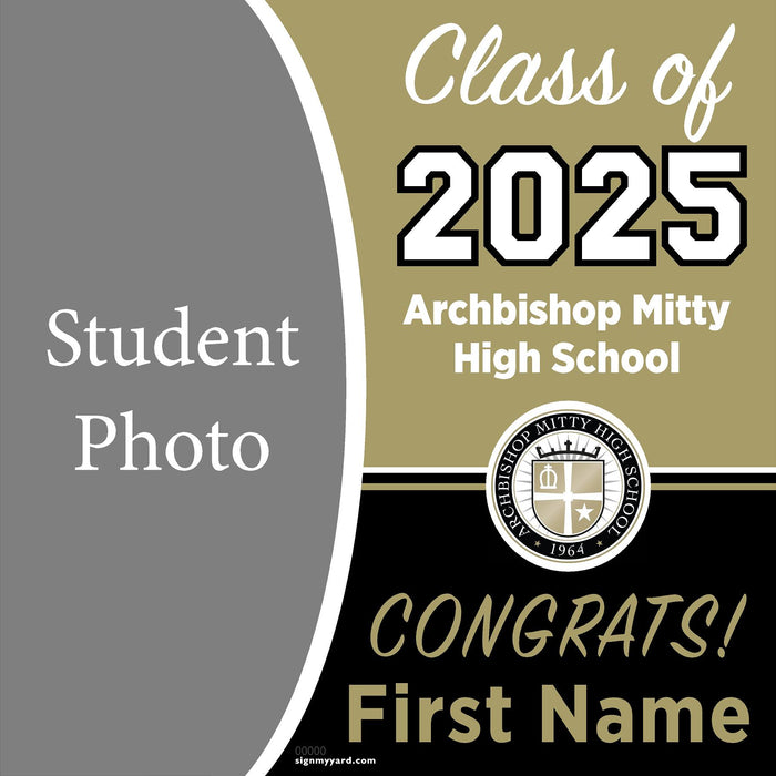 Archbishop Mitty High School 24x24 Class of 2025 Yard Sign (Option C)