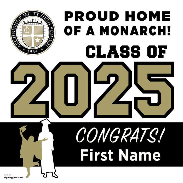 Archbishop Mitty High School 24x24 Class of 2025 Yard Sign (Option A)