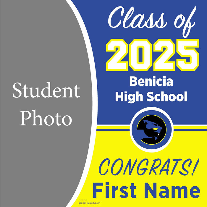 Benicia High School 24x24 Class of 2025 Yard Sign (Option C)