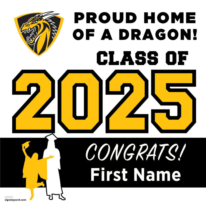 Bishop O'Dowd High School 24x24 Class of 2025 Yard Sign (Option A)