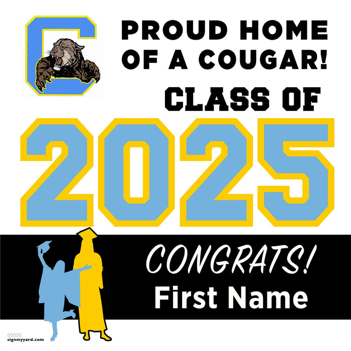 Center High School 24x24 Class of 2025 Yard Sign (Option A)