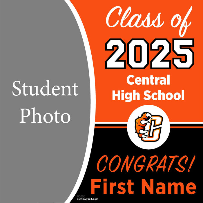 Central High School 24x24 Class of 2025 Yard Sign (Option C)