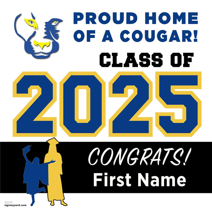 Del Campo High School 24x24 Class of 2025 Yard Sign (Option A)