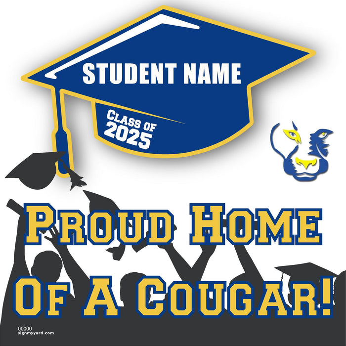 Del Campo High School 24x24 Class of 2025 Yard Sign (Option B)