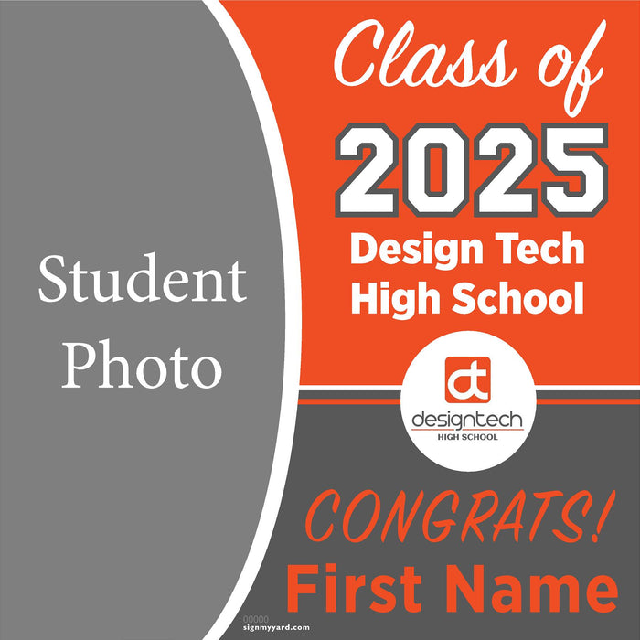 Design Tech High School 24x24 Class of 2025 Yard Sign (Option C)