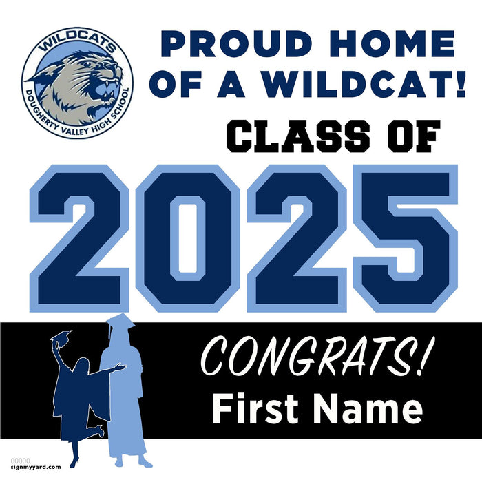 Dougherty Valley High School 24x24 Class of 2025 Yard Sign (Option A)