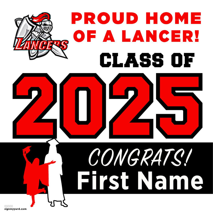 East Union High School 24x24 Class of 2025 Yard Sign (Option A)