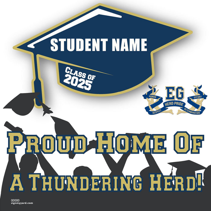 Elk Grove High School 24x24 Class of 2025 Yard Sign (Option B)