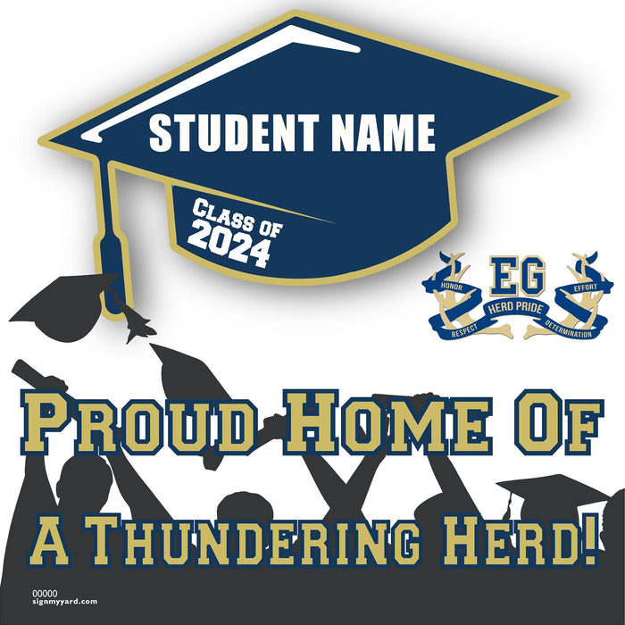 Elk Grove High School 24x24 Class of 2024 Yard Sign (Option B)