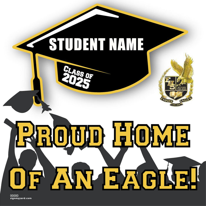 Enochs High School 24x24 Class of 2025 Yard Sign (Option B)