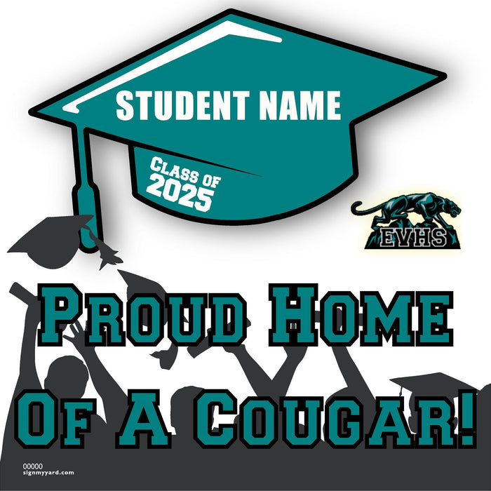 Evergreen Valley High School 24x24 Class of 2025 Yard Sign (Option B)