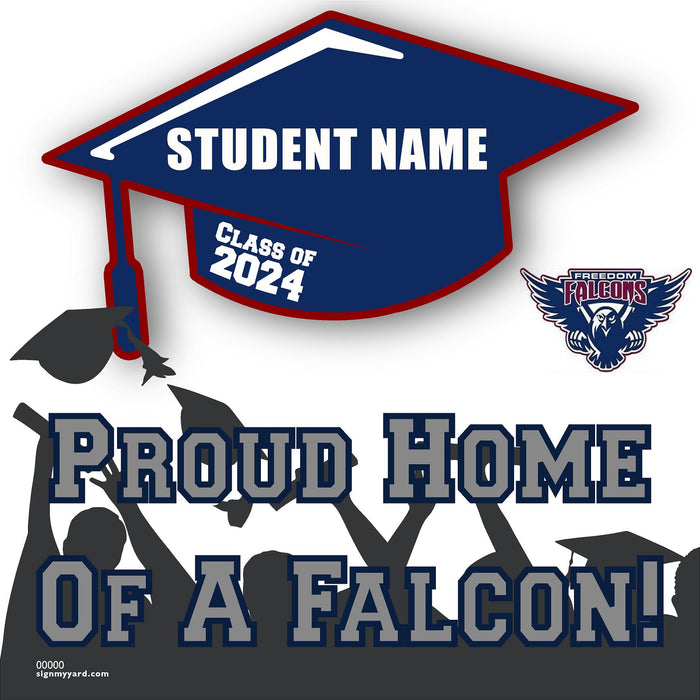 Freedom High School 24x24 Class of 2024 Yard Sign (Option B)