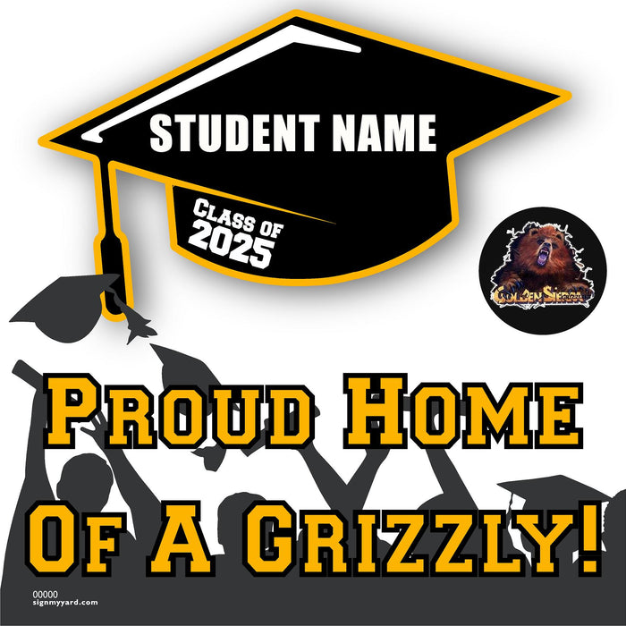 Golden Sierra High School 24x24 Class of 2025 Yard Sign (Option B)