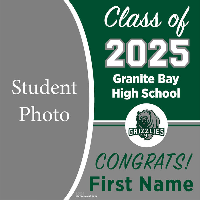 Granite Bay High School 24x24 Class of 2025 Yard Sign (Option C)