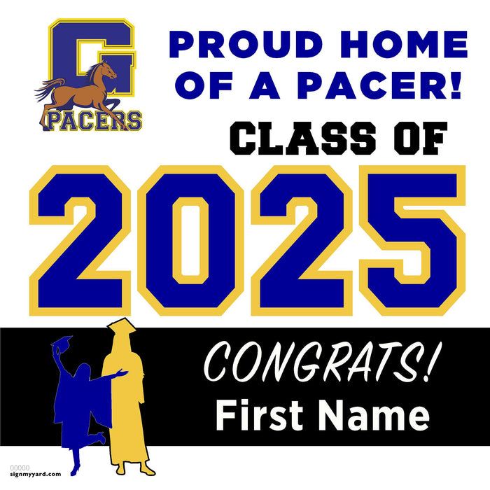 Grant Union High School 24x24 Class of 2025 Yard Sign (Option A)