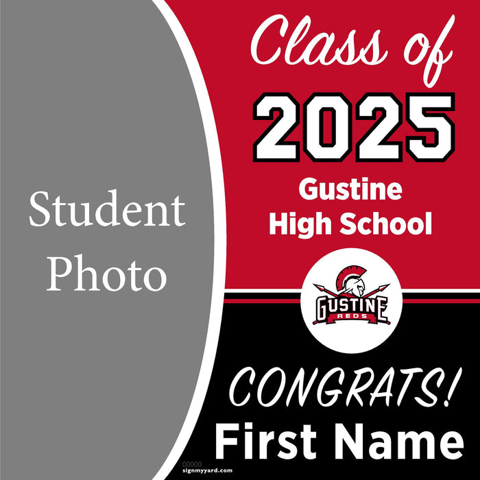 Gustine High School 24x24 Class of 2025 Yard Sign (Option C)