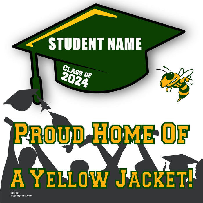 Hilmar High School 24x24 Class of 2024 Yard Sign (Option B)