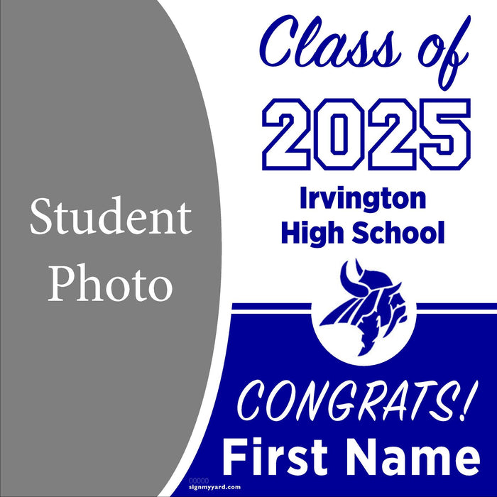 Irvington High School 24x24 Class of 2025 Yard Sign (Option C)