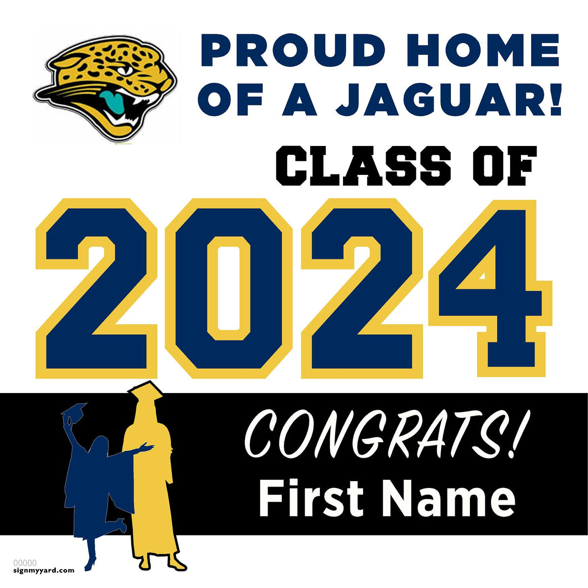 Joseph A Gregori High School 24x24 Class of 2024 Yard Sign (Option A ...