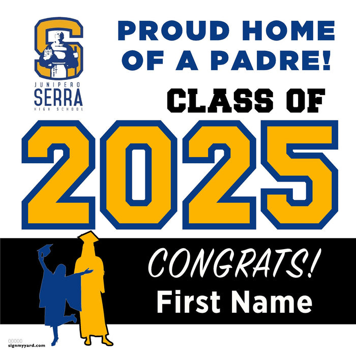 Junipero Serra High School 24x24 Class of 2025 Yard Sign (Option A)