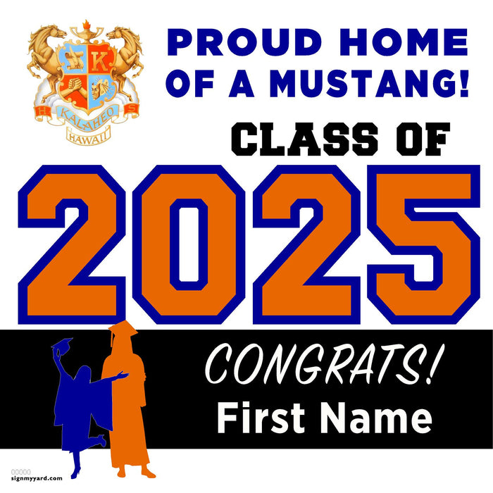 Kalaheo High School 24x24 Class of 2025 Yard Sign (Option A)