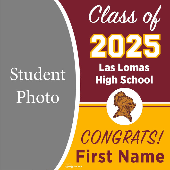 Las Lomas High School 24x24 Class of 2025 Yard Sign (Option C)