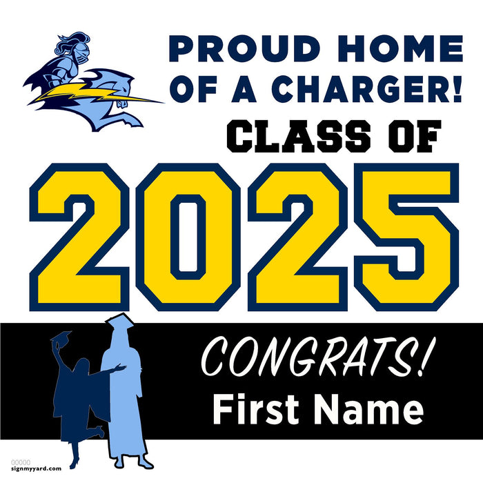 Leland High School 24x24 Class of 2025 Yard Sign (Option A)