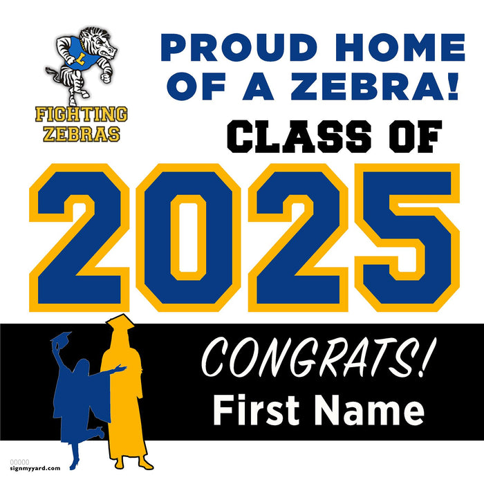 Lincoln High School (Lincoln) 24x24 Class of 2025 Yard Sign (Option A)