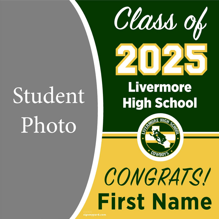 Livermore High School 24x24 Class of 2025 Yard Sign (Option C)