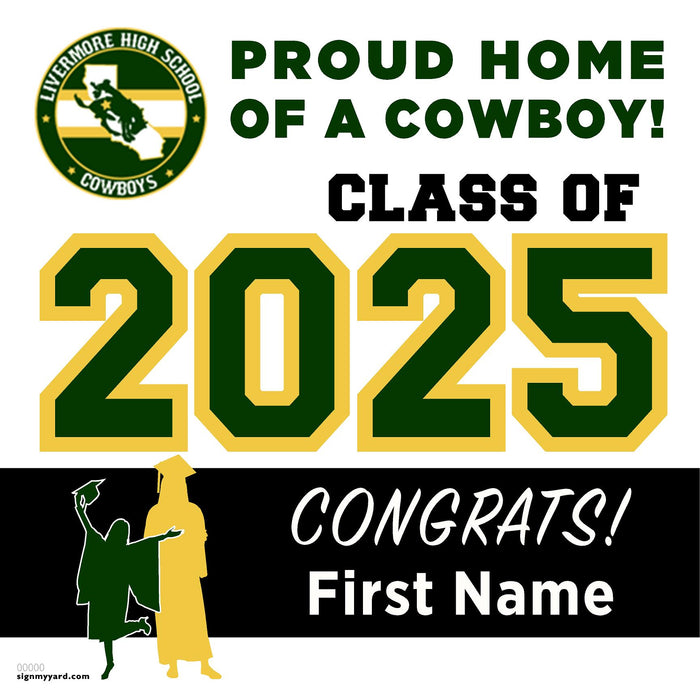 Livermore High School 24x24 Class of 2025 Yard Sign (Option A)