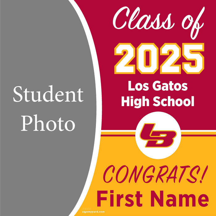 Los Banos High School Class of 2025 24x24 Yard Sign (Option C)