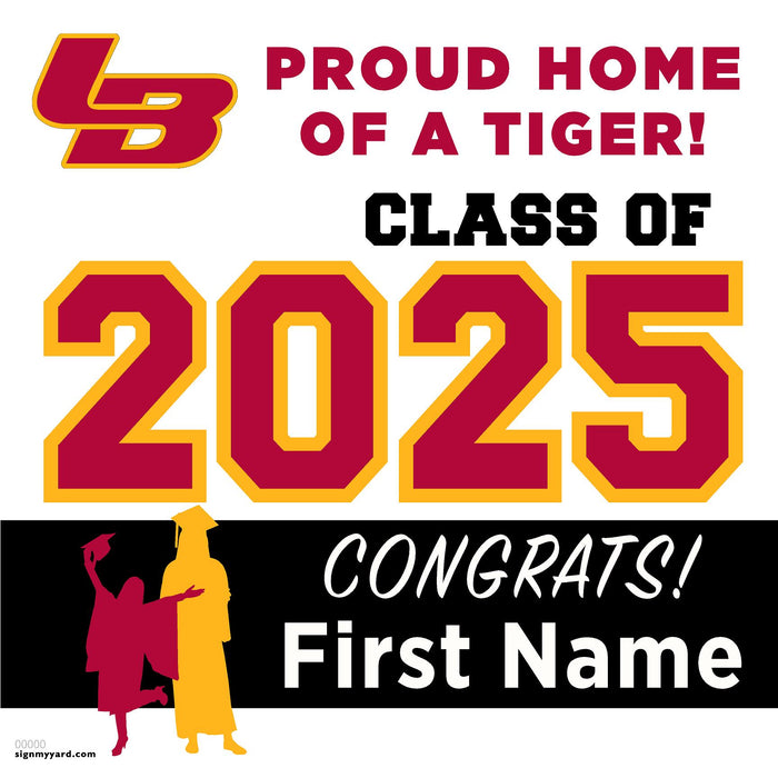 Los Banos High School Class of 2025 24x24 Yard Sign (Option A)