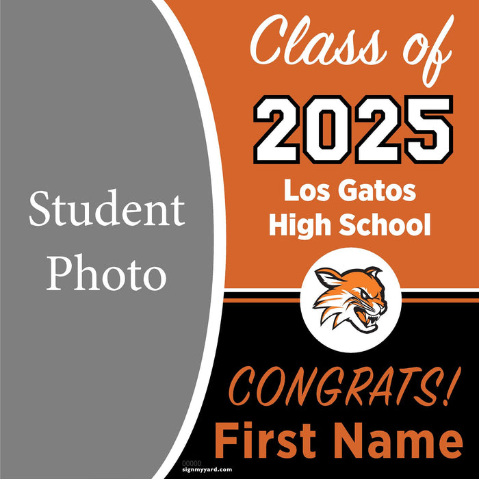 Los Gatos High School 24x24 Class of 2025 Yard Sign (Option C)