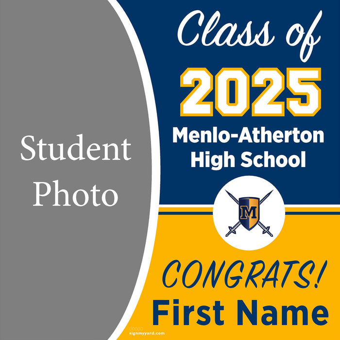 Menlo School 24x24 Class of 2025 Yard Sign (Option C)