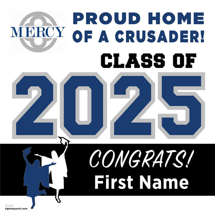 Mercy High School for Girls 24x24 Class of 2025 Yard Sign (Option A)