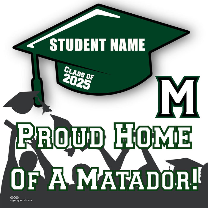 Miramonte High School 24x24 Class of 2025 Yard Sign (Option B)