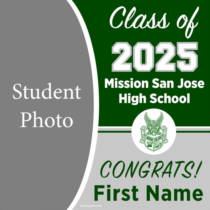 Mission San Jose High School 24x24 Class of 2025 Yard Sign (Option C)