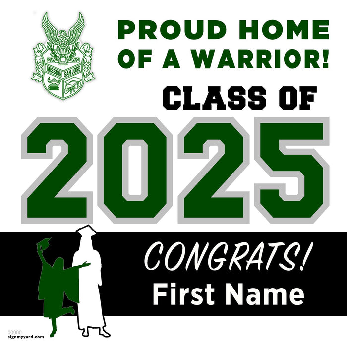 Mission San Jose High School 24x24 Class of 2025 Yard Sign (Option A)