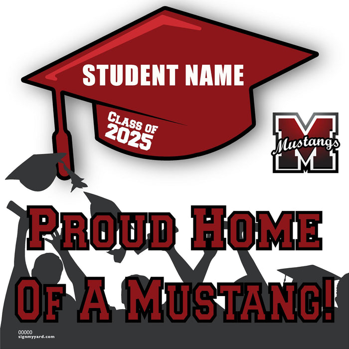 Monte Vista High School 24x24 Class of 2025 Yard Sign (Option B)