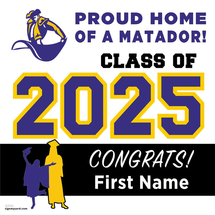 Monte Vista High School (Cupertino) 24x24 Class of 2025 Yard Sign (Option A)