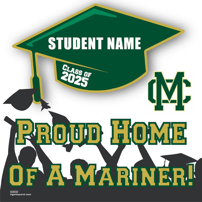 Moreau Catholic High School 24x24 Class of 2025 Yard Sign (Option B)