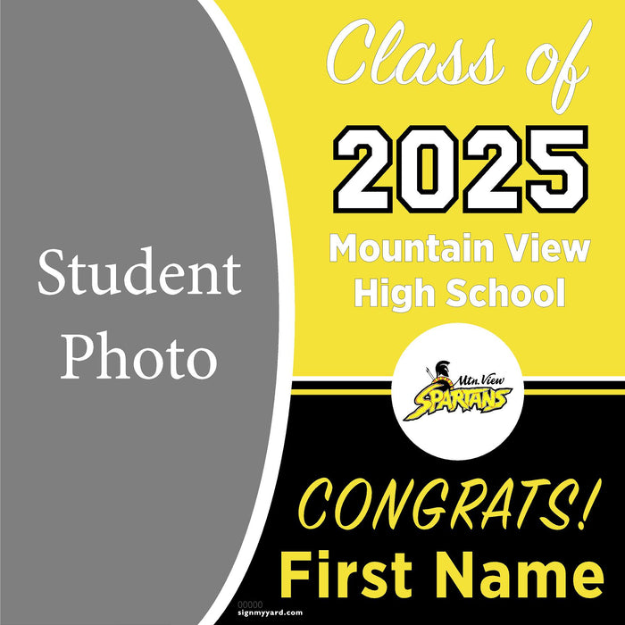 Mountain View High School 24x24 Class of 2025 Yard Sign (Option C)