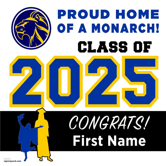 Mt. Eden High School 24x24 Class of 2025 Yard Sign (Option A)