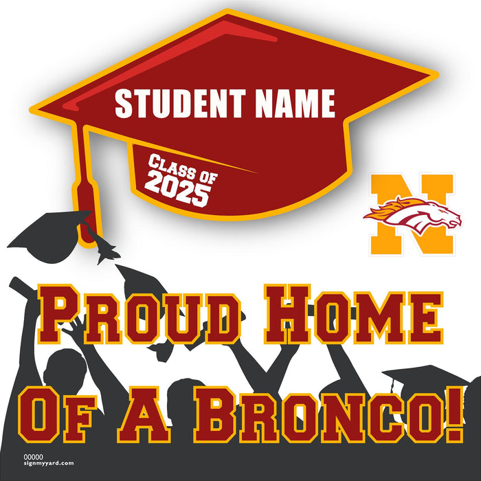 Northgate High School 24x24 Class of 2025 Yard Sign (Option B)